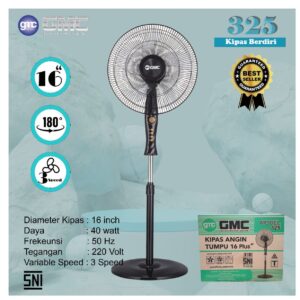 Gmc 325 Stand Fan Kipas Angin Berdiri 16 Inch
