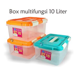 Kotak Penyimpanan Serbaguna Ezy Box Container Ez 10L Swbx-21