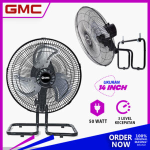 Kipas Angin Gmc 723 Tornado Desk Fan Kipas Meja 2In1 14 Inch Swing