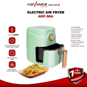 Advance Air Fryer Adf-30A 3L 600 Watt Penggoreng Tanpa Minyak