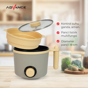 Advance Panci Listrik Elektrik Multifungsi Warmer Steamer Cooker C-310