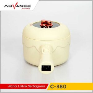 Advance Panci Listrik Serbaguna Warmer Steamer Cooker 4Ini Anti Lengket C-380 Diameter 18Cm