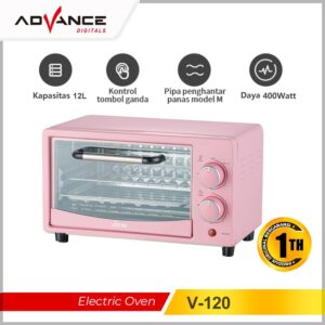 Oven Listrik Votre V-120 Pemanggang 12 Liter V120 Garansi Resmi