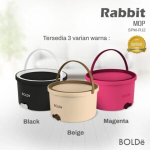 Bolde Spin Mop Rabbit Alat Pel Lantai Perasan Putar
