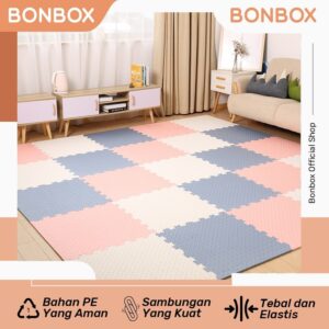 Bonbox Bmp30 Matras Puzzle Alas Lantai Evafoam Tebal Karpet Playmat 30X30 Cm