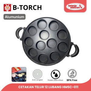 B-Torch Pancake Teflon Cetakan Kue Telur 12 Lubang Datar Hmsc-011