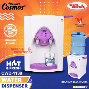 Dispenser 2 Keran Air Panas Dan Normal Cosmos Cwd 1138