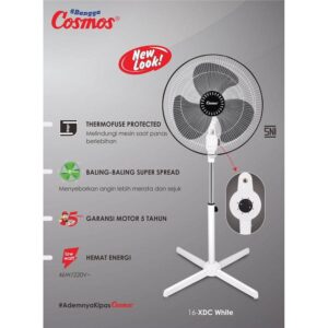 Kipas Angin Berdiri Stand Fan Cosmos 16-Xdc 16 Inch