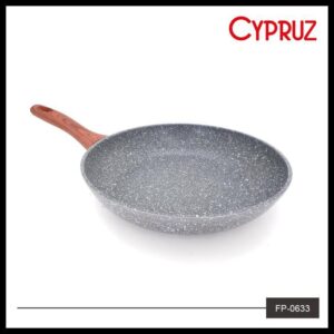 Cypruz Fry Pan Penggorengan 26 Cm Marble Induksi Anti Lengket Fp-0633