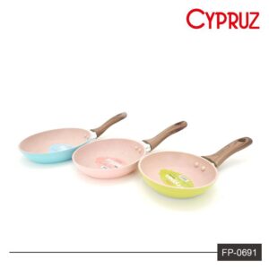 Fry Pan Marble Wajan Penggorengan Mini 14 Cm Induksi Bottom Cypruz Fp 0691