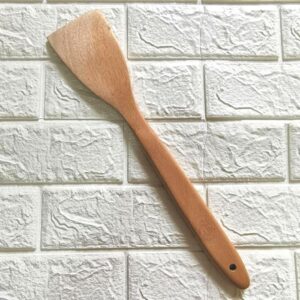 Cypruz Am-0598 Turner Spatula Sutil Centong Kayu Mahoni Kotak Full 38X7Cm