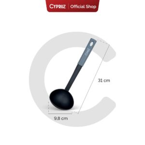 Cypruz Am-0664 Utensil Nylon Series Ladle 31X9.8Cm 96X1 Alat Masak Spatula Soup