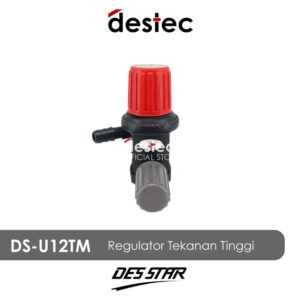 Regulator Gas Des Star Ds-U12Tm Meter Tekanan Tinggi Kepala Gas Lpg Anti Bocor 3 Kg / 12 Kg High Pressure