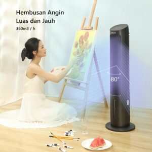 Air Cooler Flife Tower Fan Fta-Acool4 Penyejuk Udara Ruangan