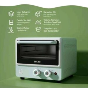 Flife Mini Milky Oven 10 Liter - With Pemanas Stainless Ov10H