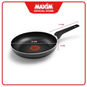 Maxim Eterna Wajan Teflon Anti Lengket Frypan Penggorengan 22 Cm