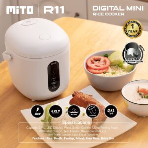 Magic Com Rice Cooker Mini Digital 0.5 Liter Mito R11