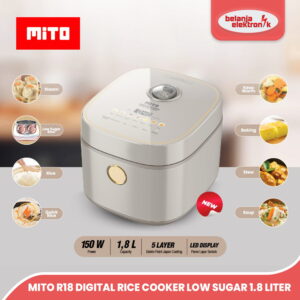 Mito R18 Digital Rice Cooker Low Sugar 1.8 Liter