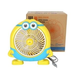Welhome Box Fan / Kipas Angin Meja Karakter Minion 10 Inch Wh-180M